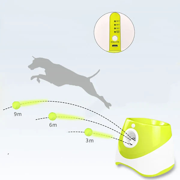 Automatic Throwing Machine Catapult for Dog Pet Toys Tennis Launcher Pet Ball Throw Device